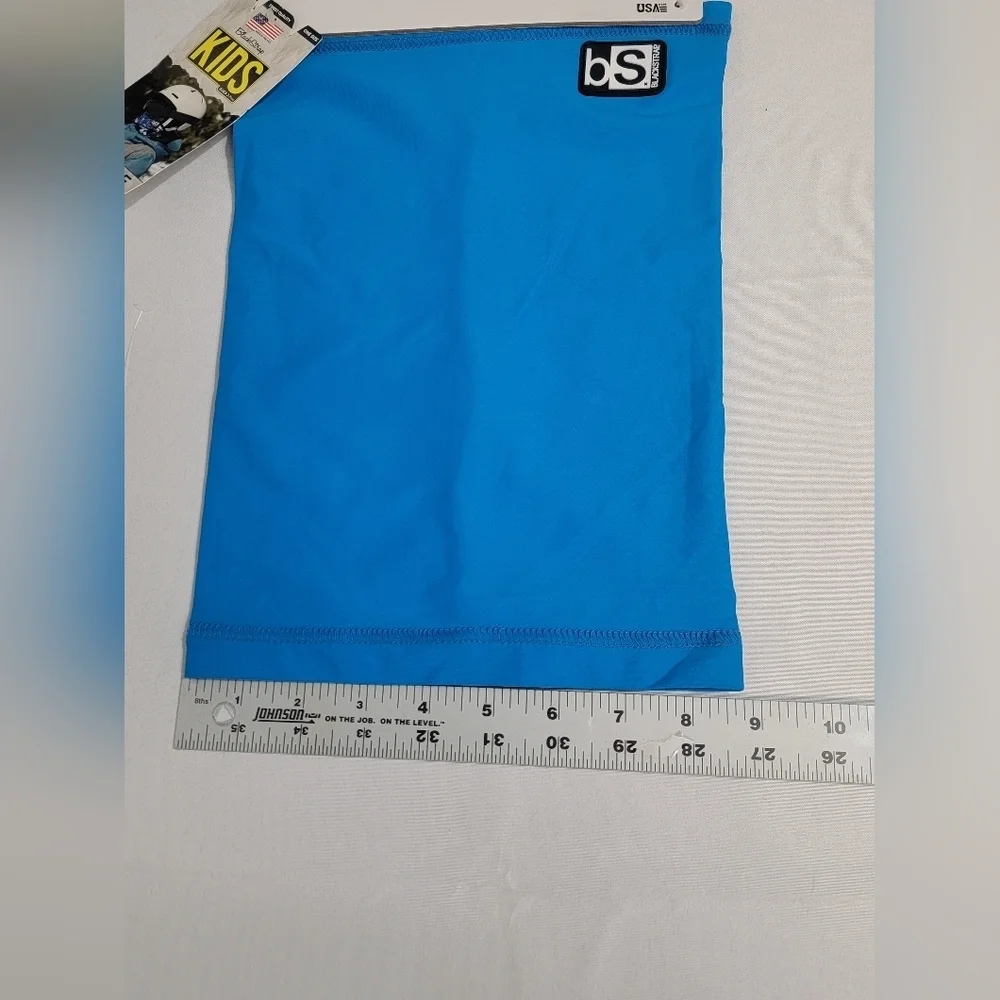 bS Blackstrap Unisex Kids Duel Layer Tube Neck Warmer/Gaitor In Corona Blue